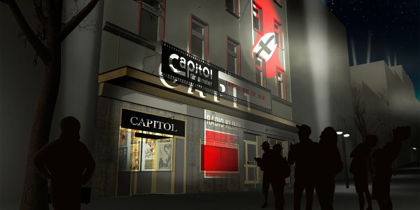 Hochschule Mainz, BLINDE FLECKEN, Entwurf , Ina Bensdorf, Lichtspielhäuser-Rendering