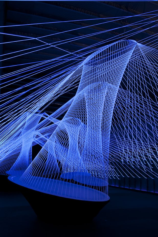 Hochschule Mainz, Master Entwurf Szenischer Raum Resonate, Licht