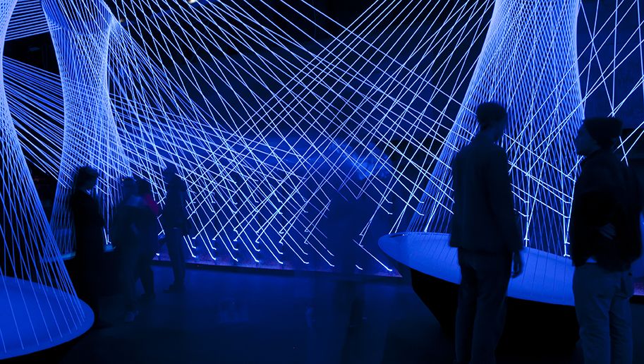 Hochschule Mainz, Master Entwurf Szenischer Raum Resonate, Licht