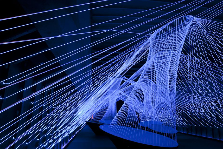 Hochschule Mainz, Master Entwurf Szenischer Raum Resonate, Licht