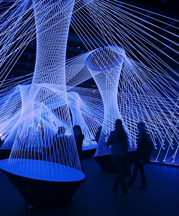 Hochschule Mainz, Master Entwurf Szenischer Raum Resonate, Licht