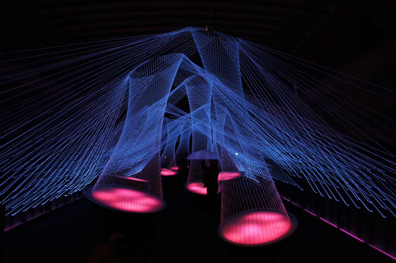 Hochschule Mainz, Master Entwurf Szenischer Raum Resonate, Licht