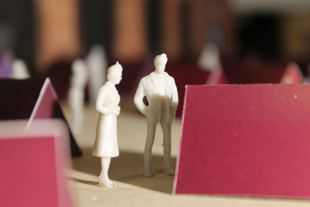 Hochschule Mainz, Mein rechter rechter Platz ist frei, Master Entwurf Szenischer Raum Weltenräume von Isabel Hane