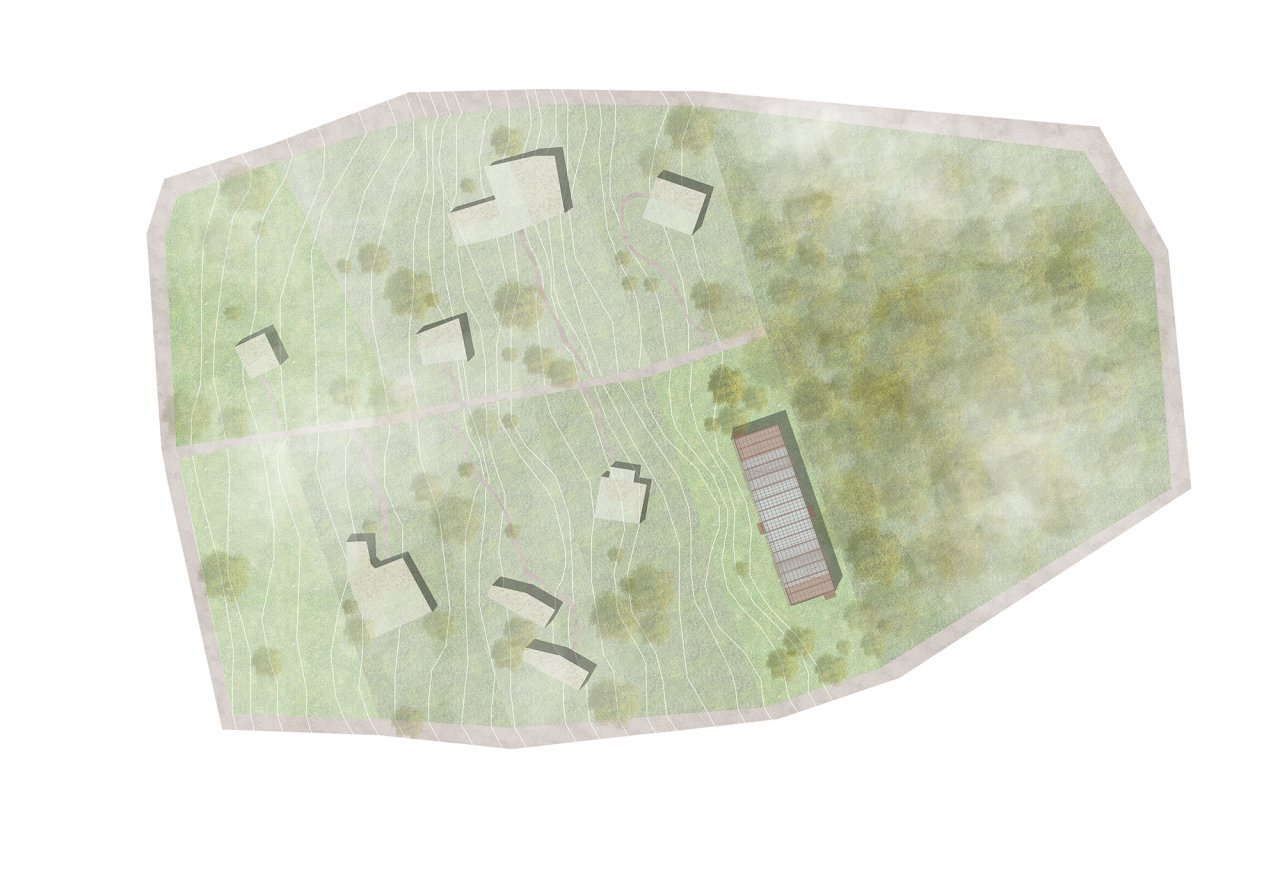 Hochschule Mainz, Gartenhaus für zwei Familien in einem Berliner Schrebergarten, Bachelor Konstruktives Projekt Gartenhaus von Nina Ludwig, Nomin Ganbaatar und Laura Poellath, Konstruktion