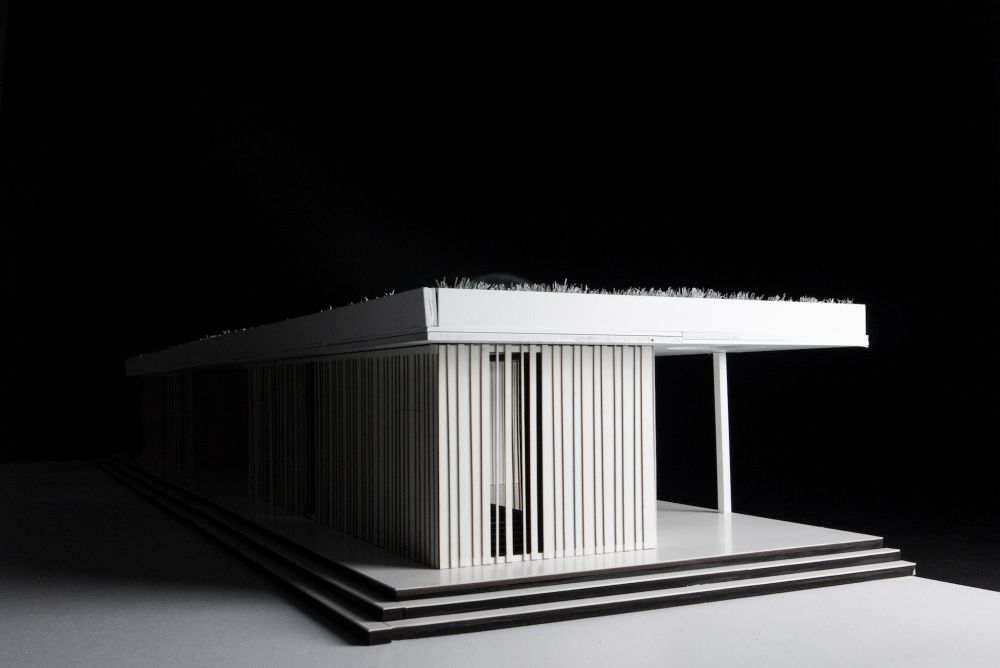 Hochschule Mainz, DAZAAR No1, Bachelor Konstruktives Projekt Gartenhaus von Ina-Maria Bernsdorf und Daniela Zang, Konstruktion