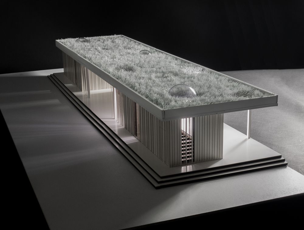 Hochschule Mainz, DAZAAR No1, Bachelor Konstruktives Projekt Gartenhaus von Ina-Maria Bernsdorf und Daniela Zang, Konstruktion